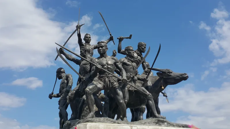 สถานที่ในสิงห์บุรี — Bang Rachan monument